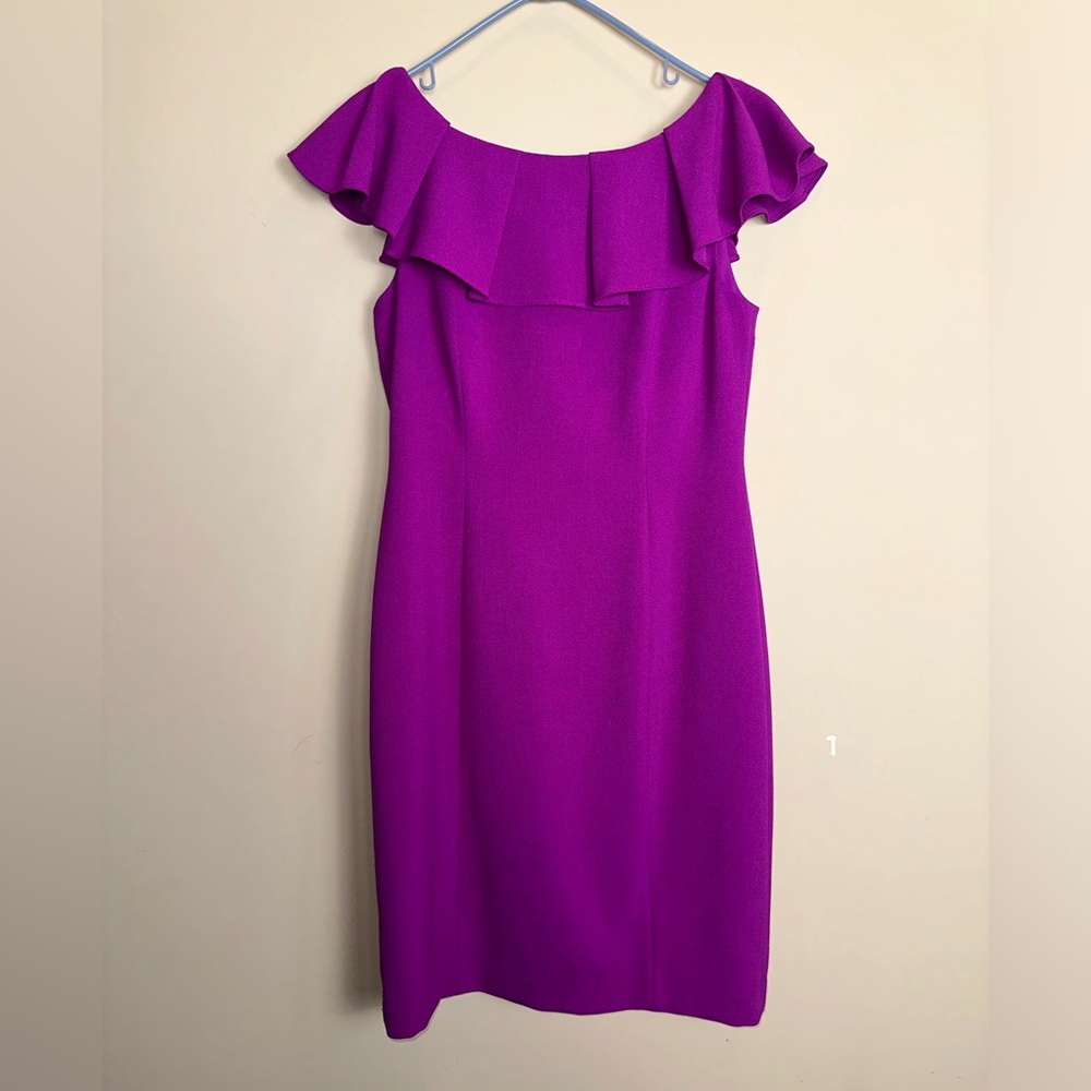 Antonio Melani bright purple grape dress